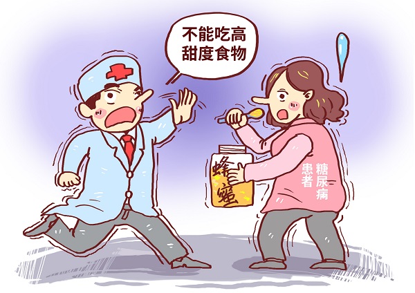 摄图网_400707355_banner_糖尿病不能吃高甜度食物漫画（企业商用）.jpg