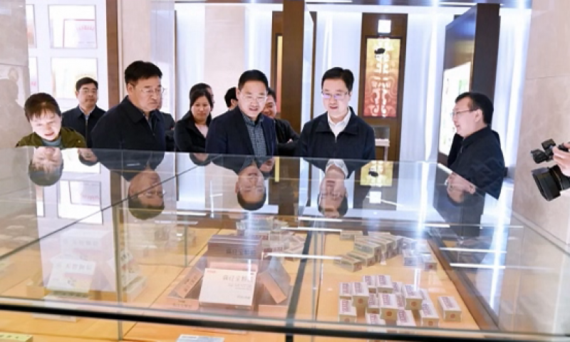 南阳市政府调研组考察仲景宛西制药