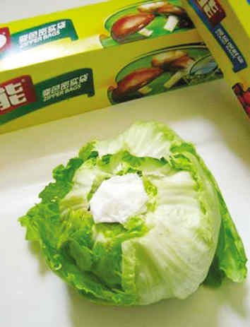 生菜中间塞块纸巾可以保鲜不蔫？